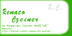 renato czeiner business card